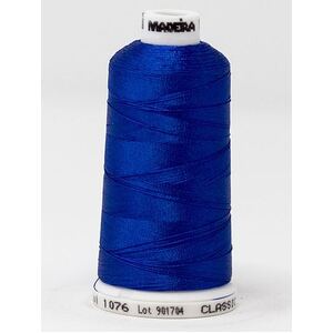 Madeira Classic Rayon 40, #1076 TRUE BLUE 1000m Embroidery Thread