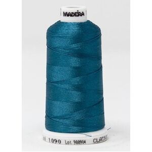Madeira Classic Rayon 40, #1090 DEEP SKY BLUE 1000m Embroidery Thread