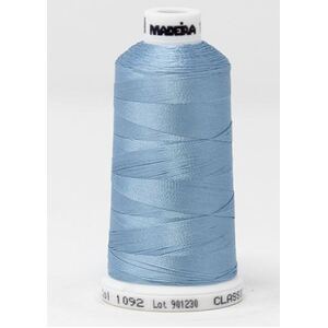 Madeira Classic Rayon 40, #1092 SUMMER SKY 1000m Embroidery Thread
