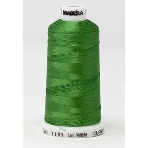 Madeira Classic Rayon 40, #1101 LIGHT EMERALD GREEN 1000m Embroidery Thread