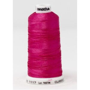 Madeira Classic Rayon 40, #1117 FLAMINGO PINK 1000m Embroidery Thread