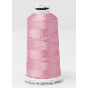Madeira Classic Rayon 40, #1120 BABY PINK 1000m Embroidery Thread