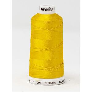 Madeira Classic Rayon 40, #1125 SAFFRON 1000m Embroidery Thread