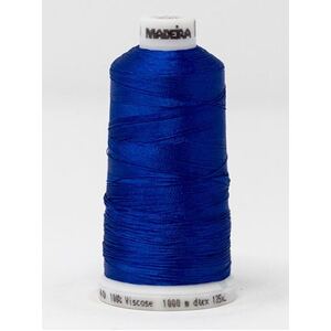 Madeira Classic Rayon 40, #1134 ROYAL BLUE 1000m Embroidery Thread