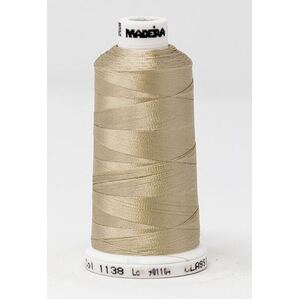 Madeira Classic Rayon 40, #1138 DOE SKIN 1000m Embroidery Thread