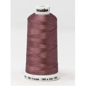 Madeira Classic Rayon 40, #1141 MAUVE 1000m Embroidery Thread