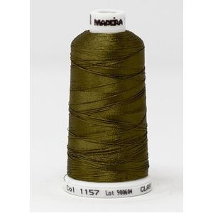 Madeira Classic Rayon 40, #1157 MARSH 1000m Embroidery Thread