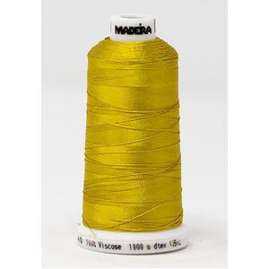 Madeira Classic Rayon 40, #1159 MUSTARD 1000m Embroidery Thread