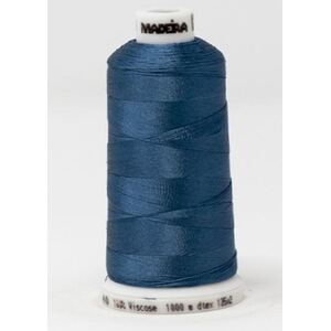 Madeira Classic Rayon 40, #1160 ANTIQUE BLUE 1000m Embroidery Thread