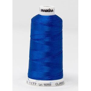 Madeira Classic Rayon 40, #1177 BLUE BIRD 1000m Embroidery Thread