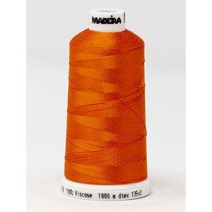 Madeira Classic Rayon 40, #1178 CARROT 1000m Embroidery Thread