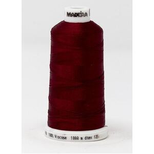 Madeira Classic Rayon 40, #1181 CANDY APPLE RED 1000m Embroidery Thread