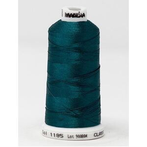 Madeira Classic Rayon 40, #1185 DARK TEAL 1000m Embroidery Thread
