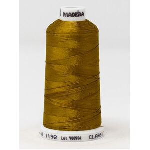 Madeira Classic Rayon 40, #1192 HONEY MUSTARD 1000m Embroidery Thread