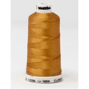 Madeira Classic Rayon 40, #1226 AMBER 1000m Embroidery Thread