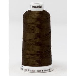 Madeira Classic Rayon 40, #1230 ROOT BEER 1000m Embroidery Thread
