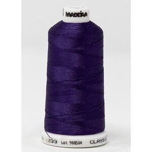Madeira Classic Rayon 40, #1233 BLACKBERRY PURPLE 1000m Embroidery Thread