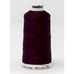 Madeira Classic Rayon 40, #1236 PLUM BRANDY 1000m Embroidery Thread