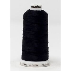 Madeira Classic Rayon 40, #1244 DARKEST NIGHT 1000m Embroidery Thread