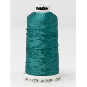 Madeira Classic Rayon 40, #1279 TROPICAL TEAL 1000m Embroidery Thread