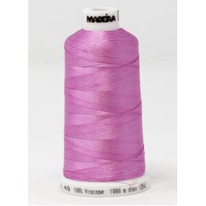Madeira Classic Rayon 40, #1321 BUBBLE GUM PINK 1000m Embroidery Thread