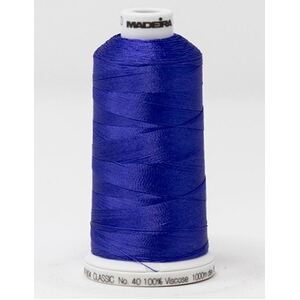 Madeira Classic Rayon 40, #1330 BAHAMAS BLUE 1000m Embroidery Thread
