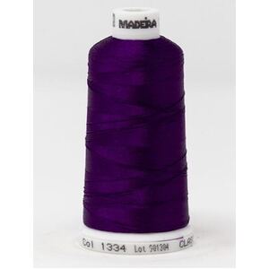 Madeira Classic Rayon 40, #1334 PURPLE PASSION 1000m Embroidery Thread