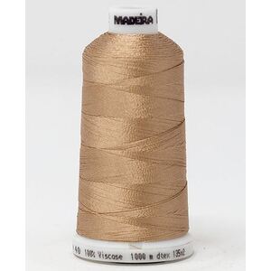Madeira Classic Rayon 40, #1342 FAWN 1000m Embroidery Thread