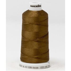 Madeira Classic Rayon 40, #1344 CAMEL 1000m Embroidery Thread