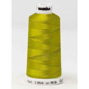 Madeira Classic Rayon 40, #1350 CITRUS GREEN 1000m Embroidery Thread