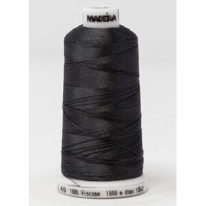 Madeira Classic Rayon 40, #1361 BATTLESHIP 1000m Embroidery Thread