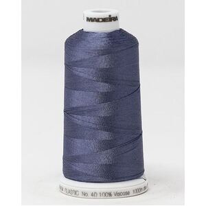 Madeira Classic Rayon 40, #1363 STEEL LAVENDER 1000m Embroidery Thread