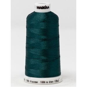 Madeira Classic Rayon 40, #1371 DEEP SEA 1000m Embroidery Thread