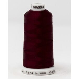 Madeira Classic Rayon 40, #1374 MAROON 1000m Embroidery Thread