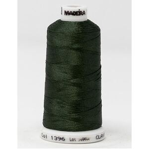 Madeira Classic Rayon 40, #1396 DARK SAGE 1000m Embroidery Thread