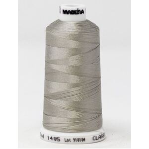 Madeira Classic Rayon 40, #1405 GOOSE GRAY 1000m Embroidery Thread