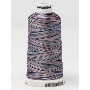 Madeira Classic Rayon 40, #2006 GRAY ASTRO 1000m Variegated Embroidery Thread