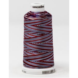 Madeira Classic Rayon 40, #2105 MULTI REDS 1000m Variegated Embroidery Thread