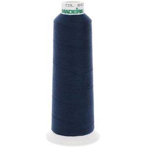 Madeira AeroQuilt Thread, 3,000yds, 100% Polyester #8420 Dark Blue