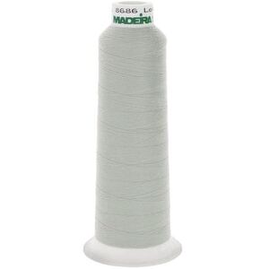 Madeira AeroQuilt Thread, 3,000yds, 100% Polyester #8686 SILVER
