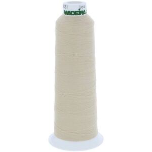 Madeira AeroQuilt Thread, 3,000yds, 100% Polyester #8821 PEARL