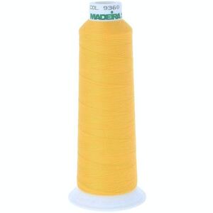 Madeira AeroQuilt Thread, 3,000yds, 100% Polyester #9360 YELLOW