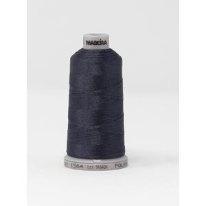 #1564 DARK PEWTER 1000m Madeira Polyneon 40 Embroidery Thread