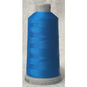 #1577 DARK BLUE TURQUOISE 1000m Madeira Polyneon 40 Embroidery Thread