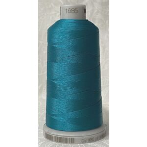 Madeira Polyneon #1685 TREE FROG TURQUOISE, 1000m Embroidery Thread