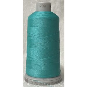 #1799 GREEN TURQUOISE 1000m Madeira Polyneon 40 Embroidery Thread