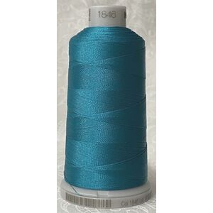 #1846 DARK TEAL 1000m Madeira Polyneon 40 Embroidery Thread