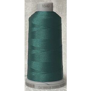 #1849 TROPICAL TEAL 1000m Madeira Polyneon 40 Embroidery Thread