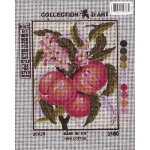 APPLES ON BRANCH Tapestry Design Printed On Canvas #3160