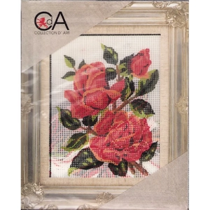 Collection D' Art Tapestry Kit, ROSES, 14cm x 18cm